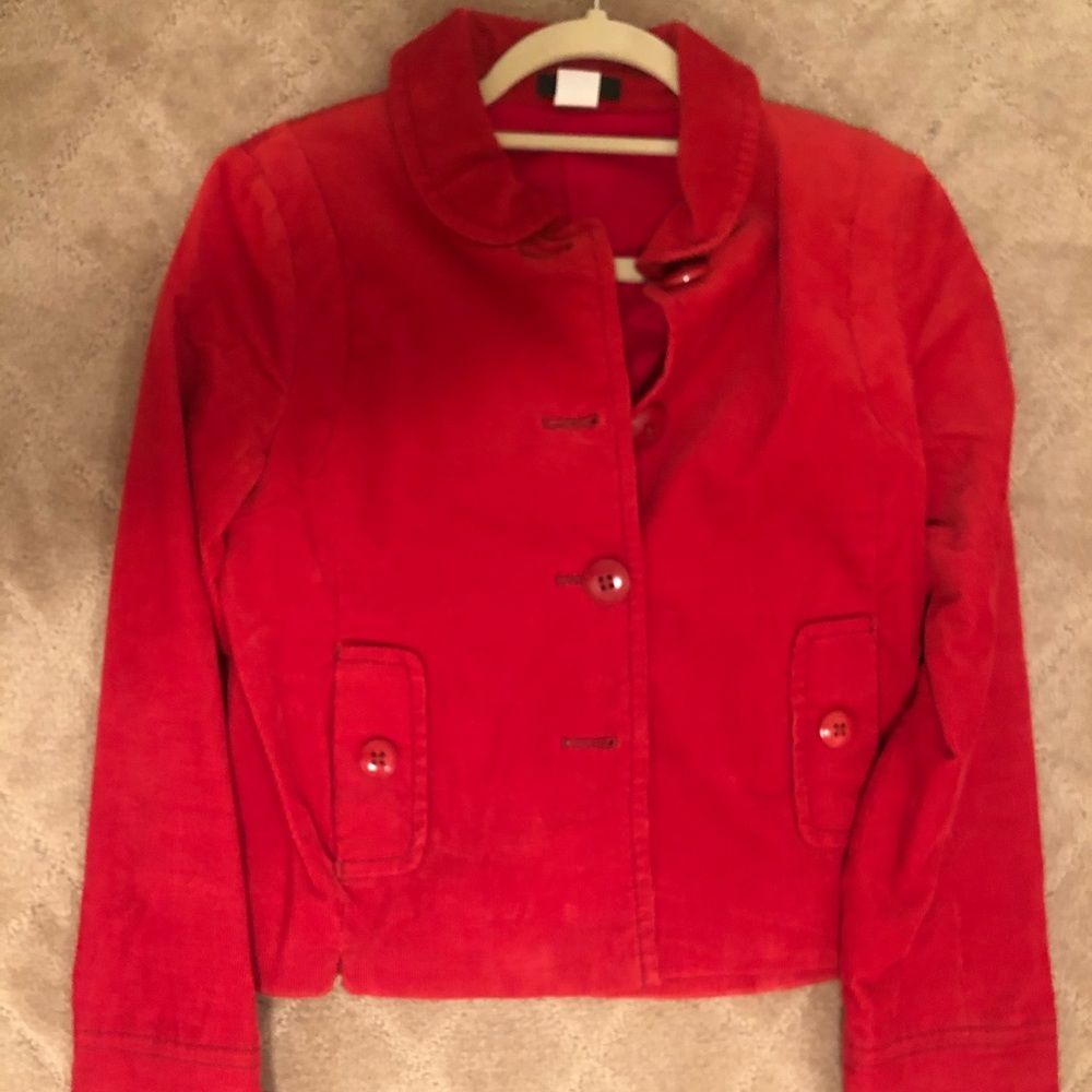 J.Crew Red Womens Jacket